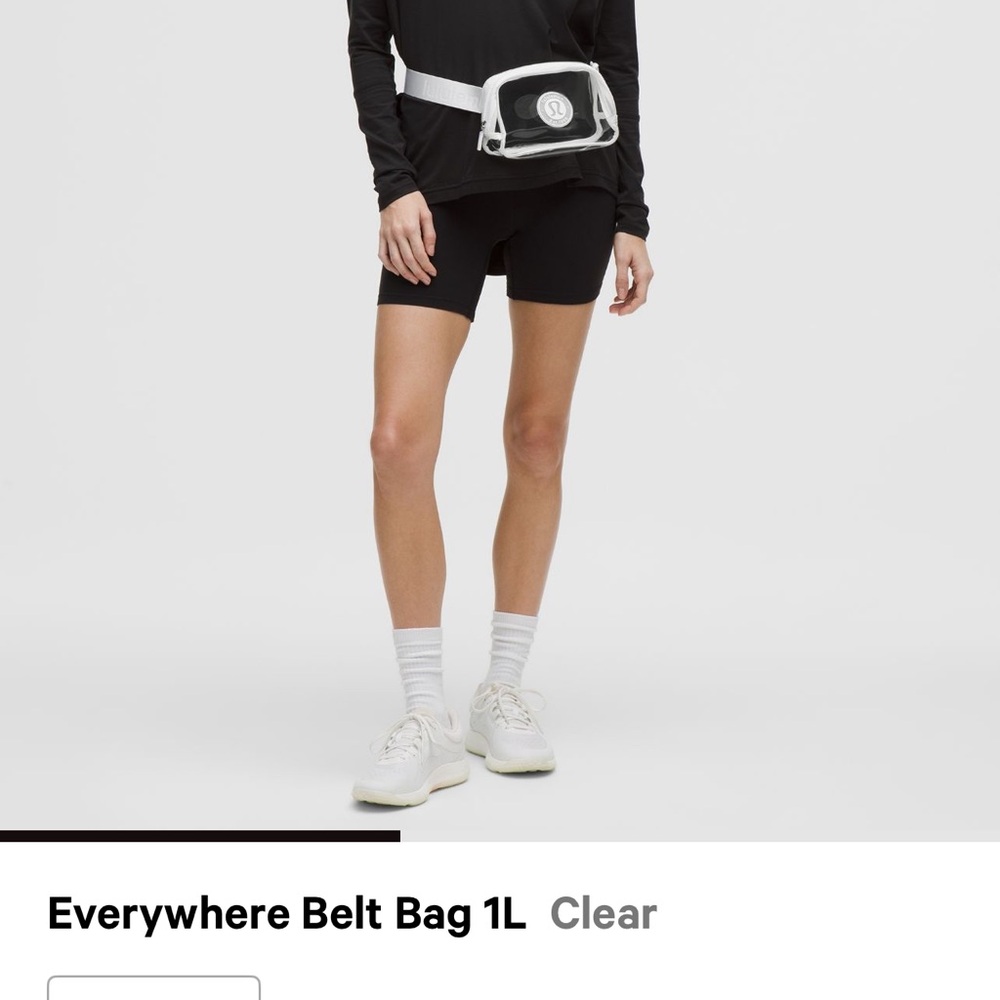 lululemon athletica Clear Crossbody Bag